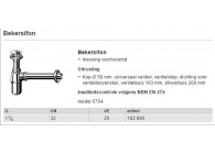 Viega lavabosifon chroom + crepine5/4                   v1