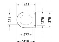 Duravit Starck III zitting wit