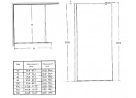 IS Synergy 80 douchewand 754-777mm helder/chroom