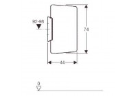 Geberit schaamschot 115202 Alpine w