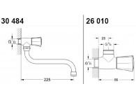 Grohe Costa L douchekraan chroom