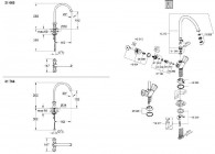 Grohe Costa L 1-gats gootsteenkraan chroom