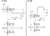 Grohe Costa L mengkraan gootsteen chroom