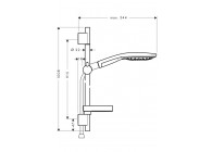 HG Raindance Select 150/Unic aS 90cm chr