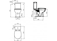 IS Connect Reservoir Cube 3/6 liter (zij-aansluiting)