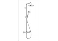 HG Croma Select S Showerpipe 180 2jet Ecosmart chroom/wit