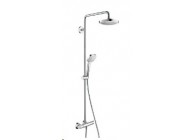 HG Croma Select E 180 2jet Showerpipe white/chroom