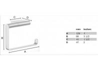 Smedbo Air wc papierhouder z klep chroom