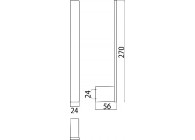 Emco Loft reserve papierhouder 2 rollen chroom