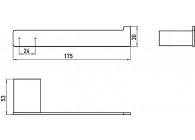 Emco Loft reserverolhouder chroom