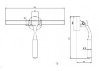 Emco System 2 douchewisser met ophanging