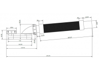 Duravit Durakanto 168x80 wit vrijstaand bad incl. afvoer