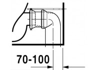 Duravit Durastyle staand toilet zonder reservoir wit