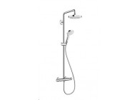 HG Croma Select E 180 2jet Showerpipe EcoSmart white/