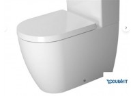 Duravit Staand toilet Kombi 650mm ME by STARCK Wit, Diepsp.,