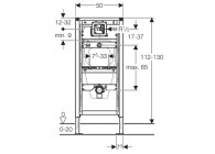 Geberit Duofix element voor urinoir