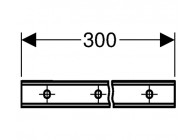 Geberit Duofix set profielen (2 st.