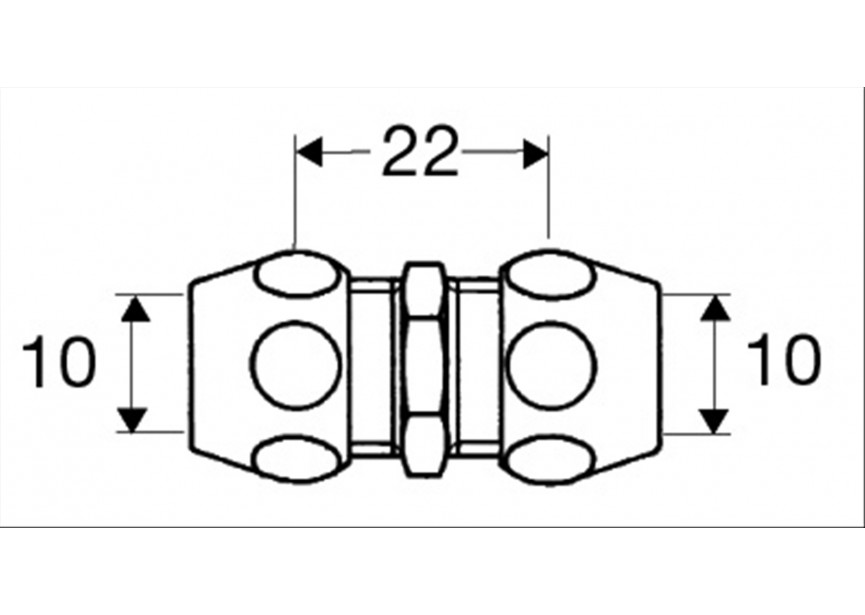 Schell raccord mof 10mm