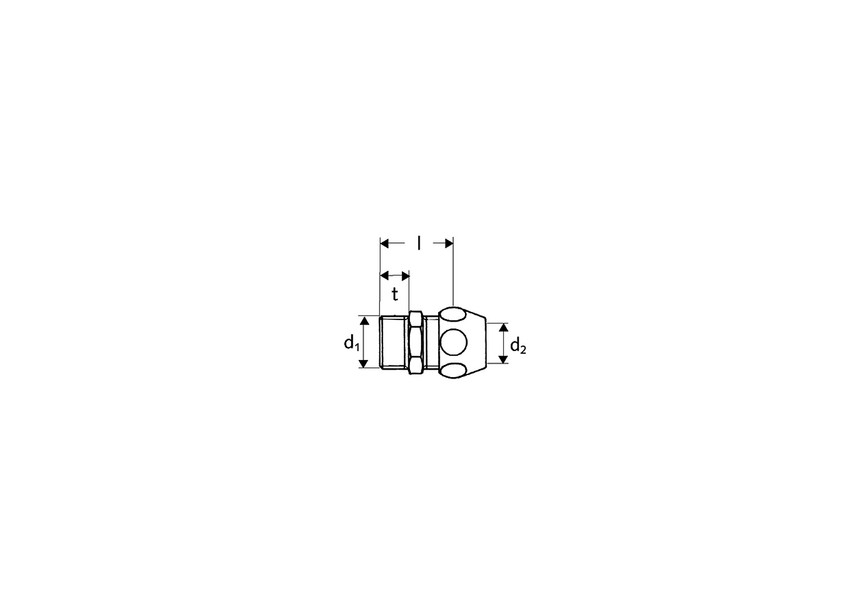 Schell raccord mof 3/8Mx10mm