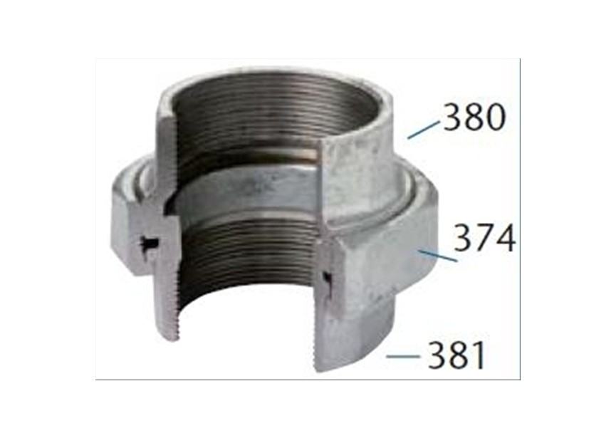 Egeda galva fitting raccord 1/2