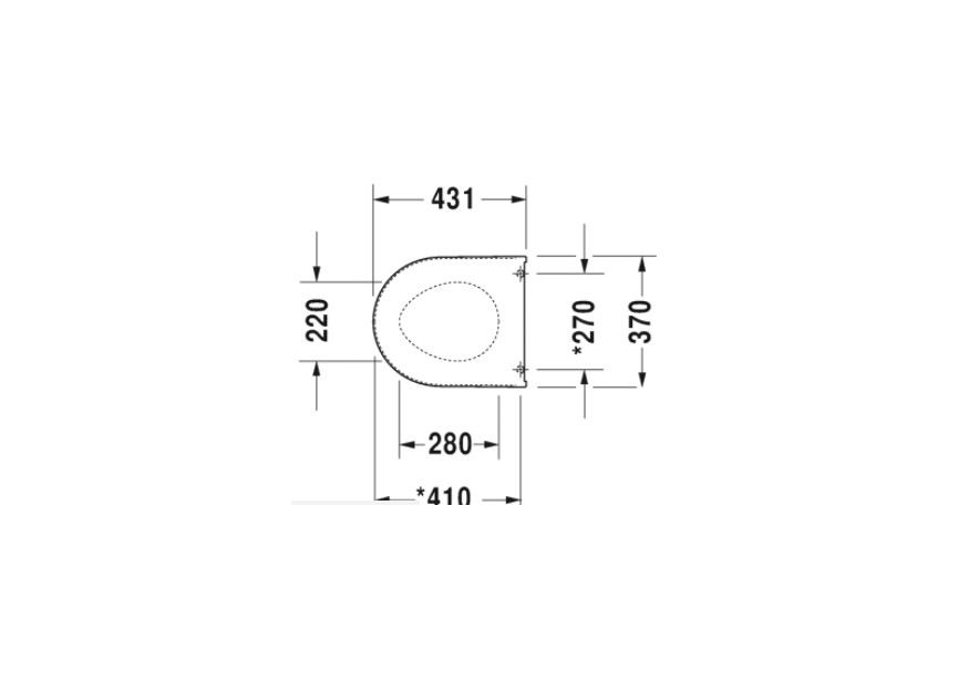 Duravit Starck III zitting softclose