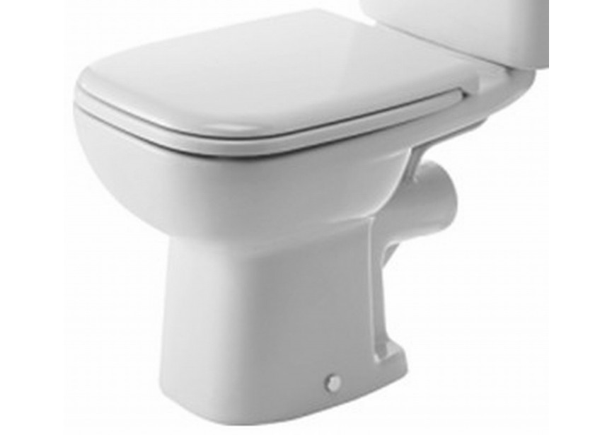 Duravit D-Code staand wc hori.afv incl.bevest.