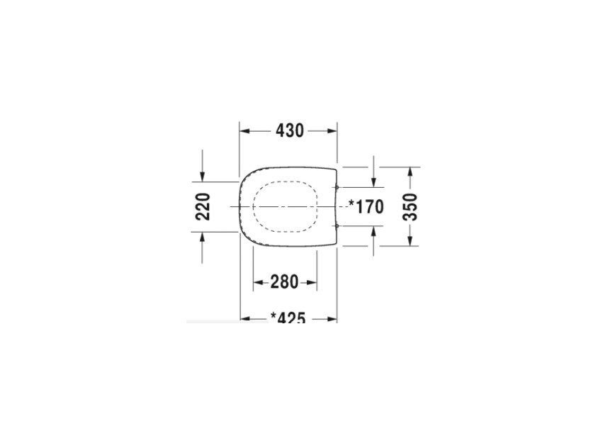 Duravit D-Code zitting wit