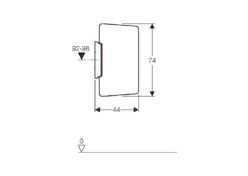 Geberit schaamschot 115202 Alpine w