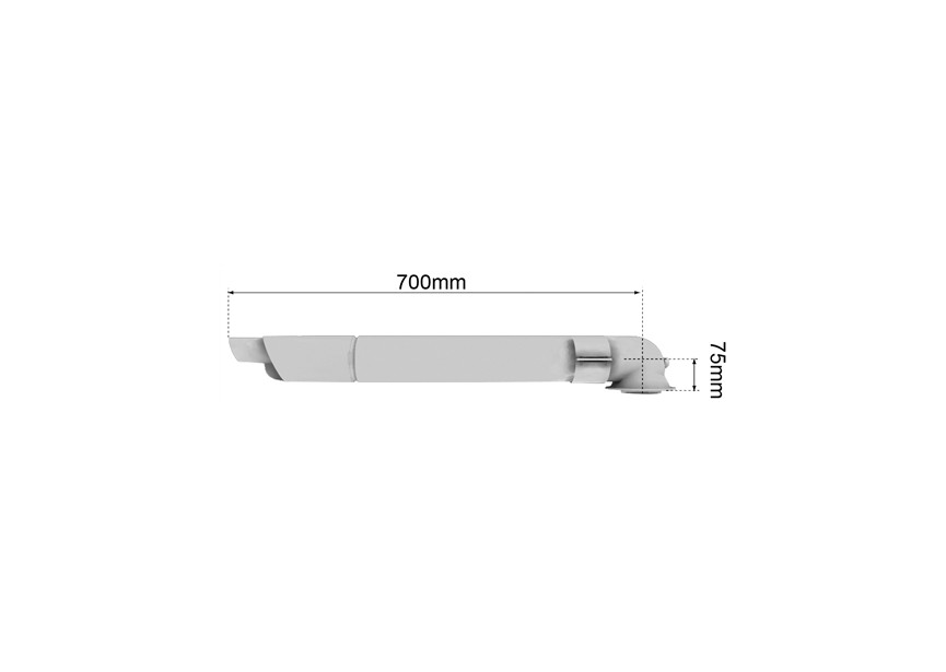 Bulex muurdoorvoerkit 60/100 TM/TC/ITC met bocht