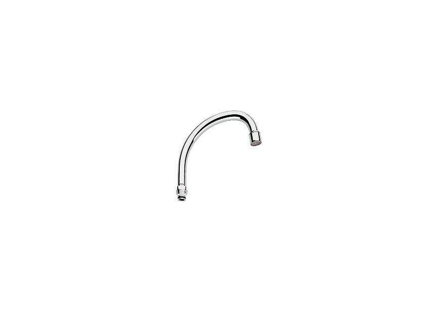 Grohe hu-uitloop chr 140mm voor 26014