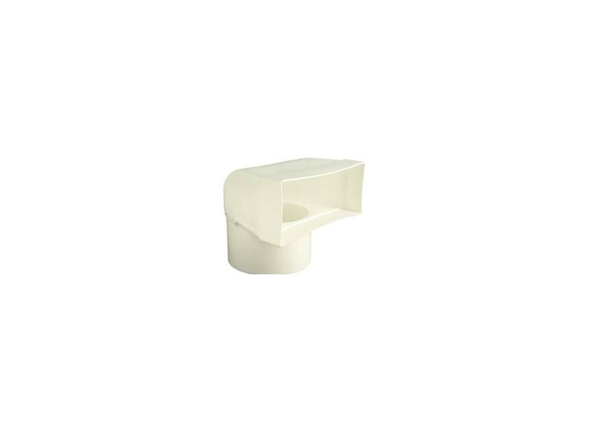 Nicoll ventilatie 220x90 adaptor 150mm rond/vk 90gr