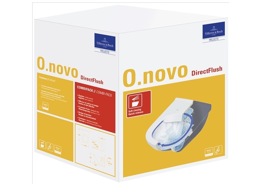 Vb O.Novo Pack wandcloset DirectFlush Softclose