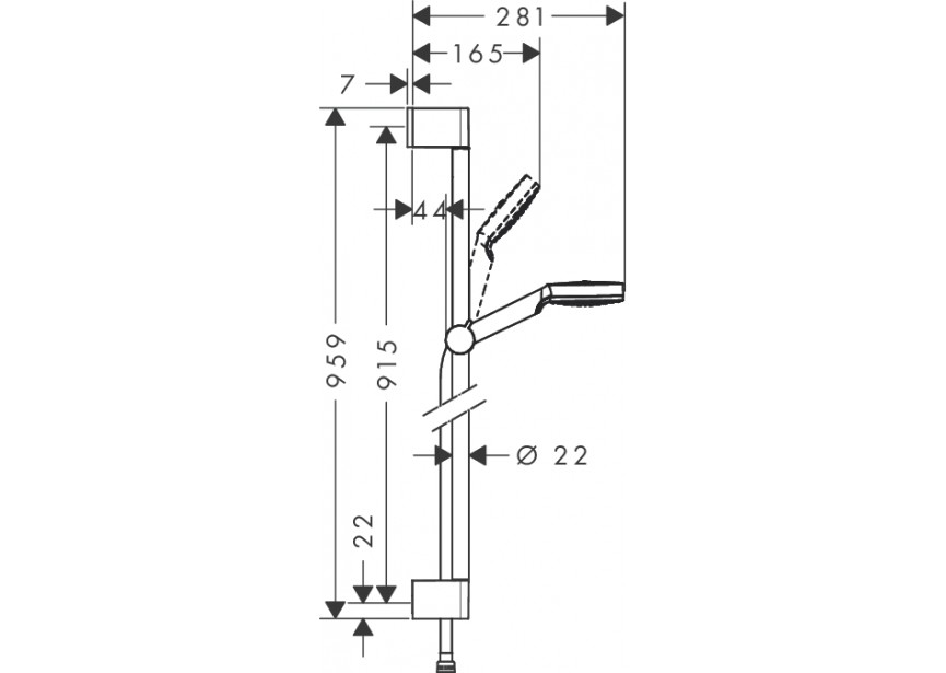 HG Crometta 1jet 9l Unica Set 900mm ws/c