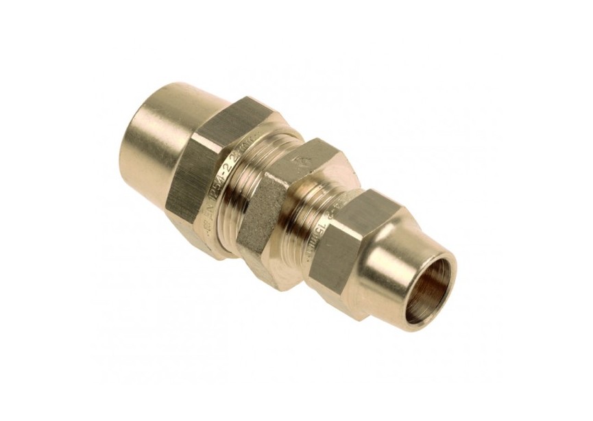 Bonfix Knelfitting gas - verloop 22 x 15 mm