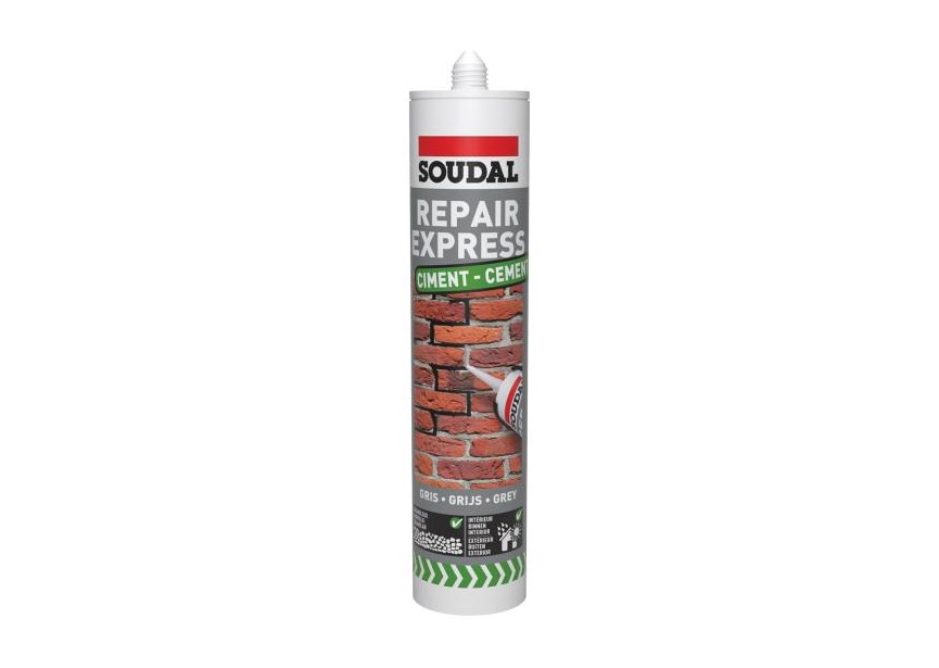 Soudal 290 ML REPAIR EXPRESS CEMENT grijs grijs