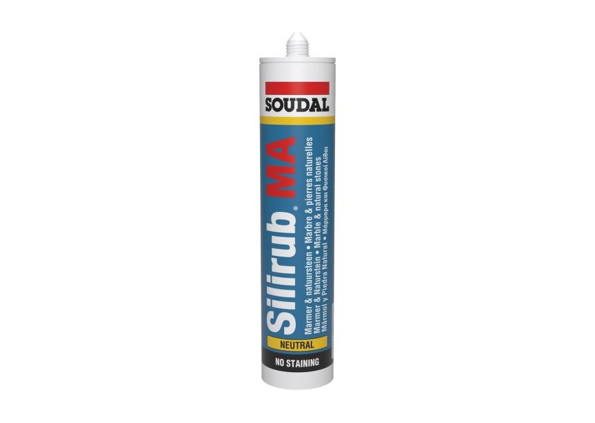 Soudal 300mL Silirub MA Transparent transparant