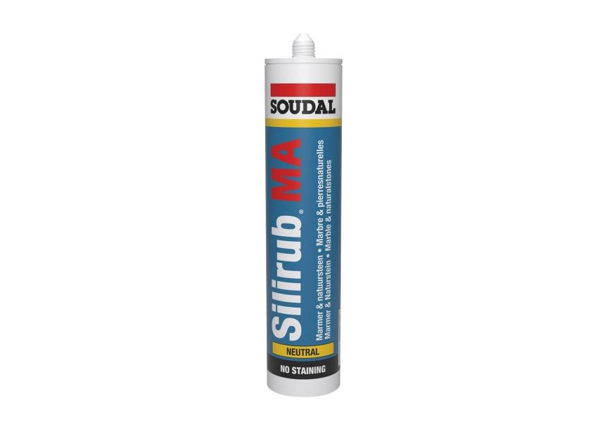 Soudal 300mL Silirub Ma Black zwart