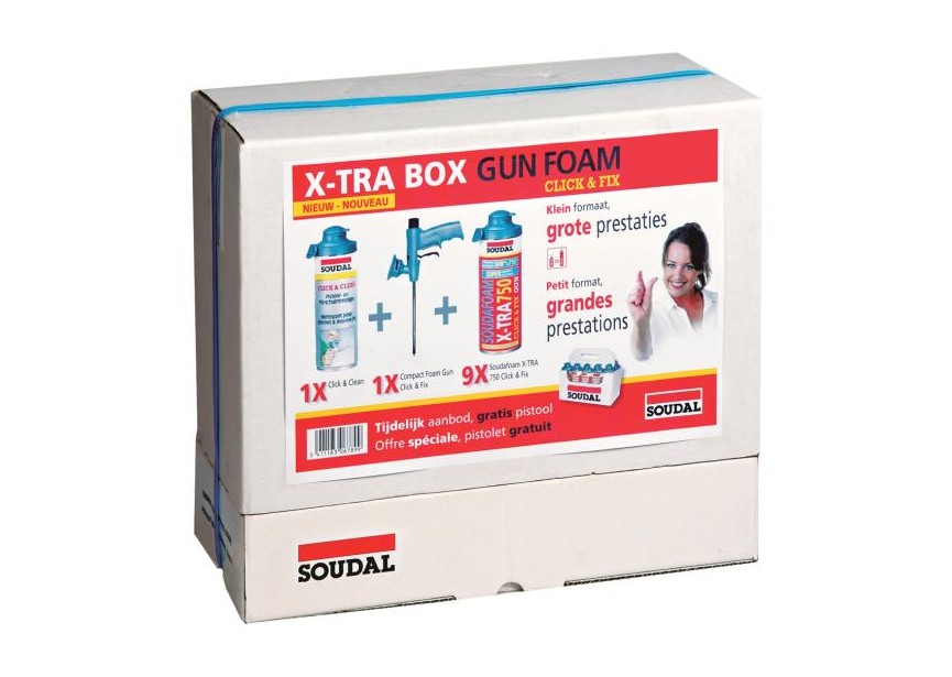 Soudal X-tra BOX CF 10+ compact gun CF