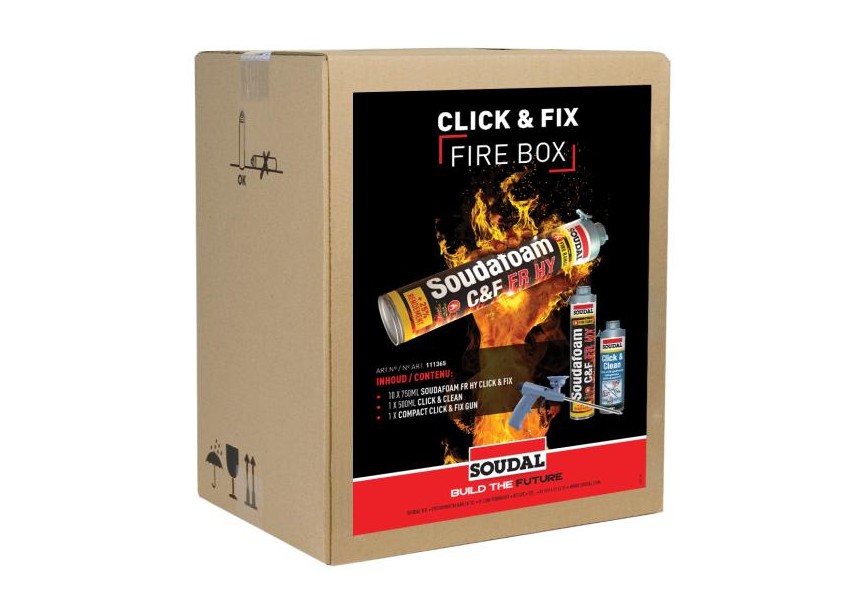 Soudal Box Click  Fix Fire Firebox