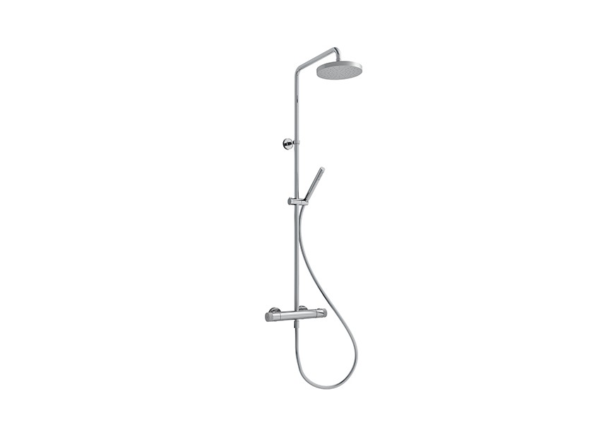 Cristina East Side showerpipe geb.metallic