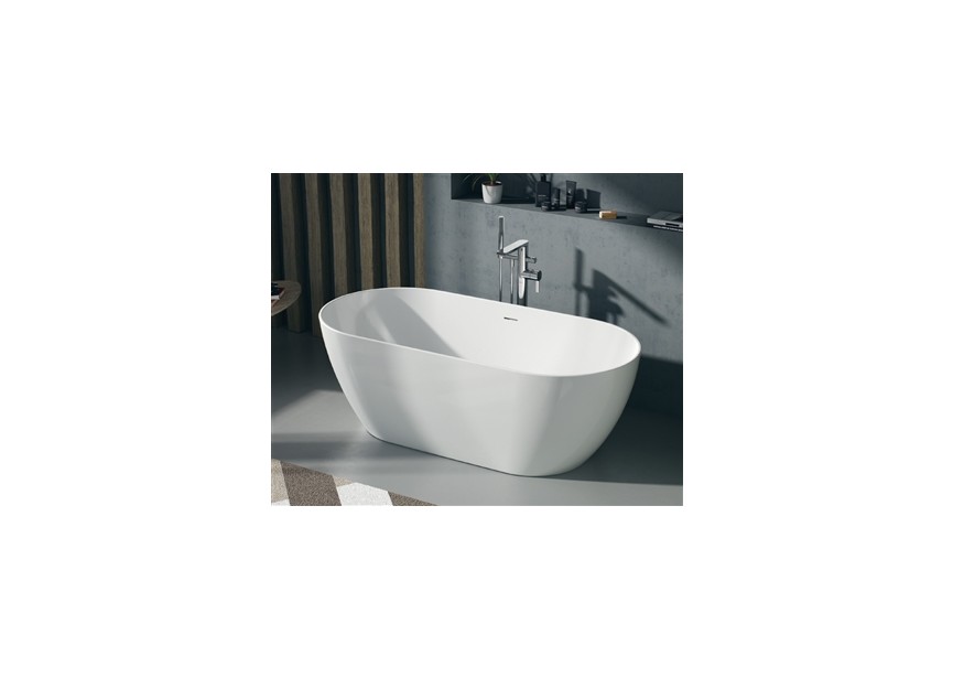 Duravit Durakanto 160x75 wit vrijstaand bad incl. afvoer