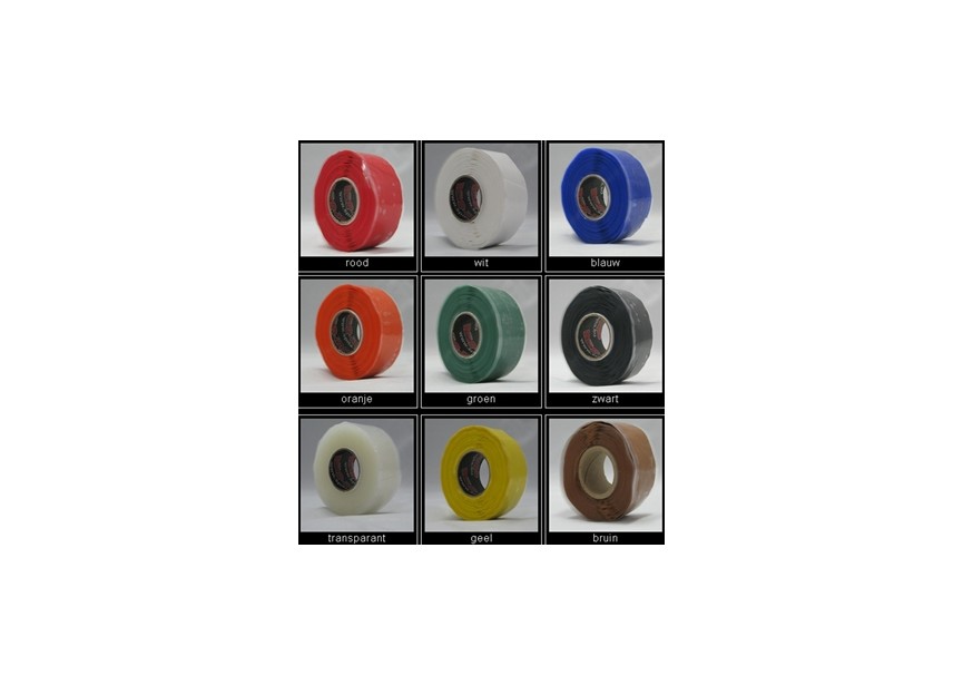 ResQ-tape rood 25,4x3.65x0.5mm