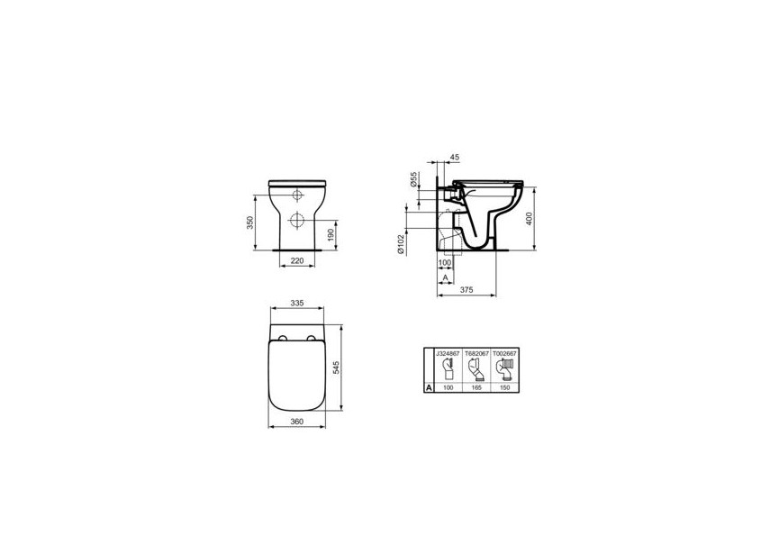 IS zitting afzonderlijk voor pack I.life T467101