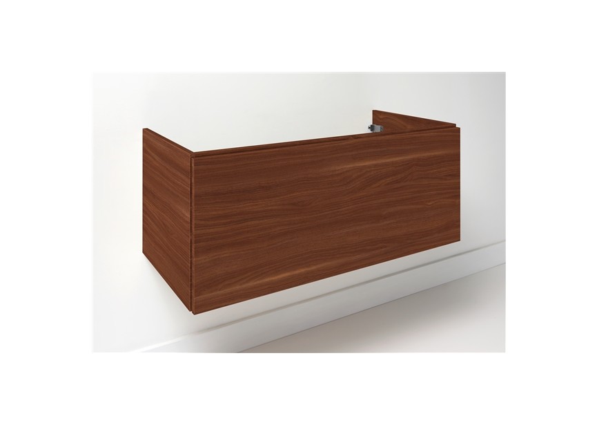 DTR Alaska (120x45cm) - Walnut Onderkast  met 1 lade