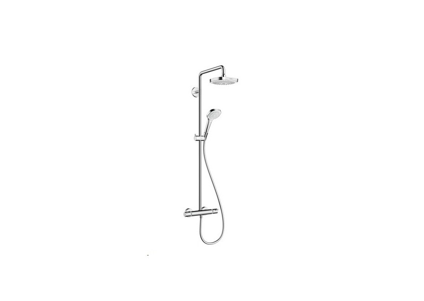 HG Croma Select E 180 2jet Showerpipe EcoSmart white/