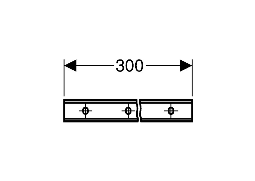 Geberit Duofix set profielen (2 st.