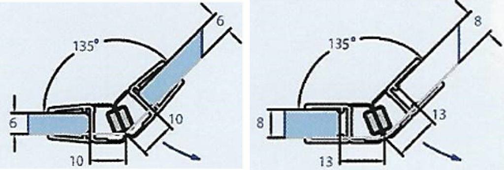 Novix dichting douche verticale zijde vaste deel instapdeur met magneten 2010 mm glasdikte 6 tot 8mm