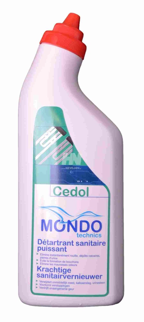 Mondo cedol 750ml sanitairreinig.