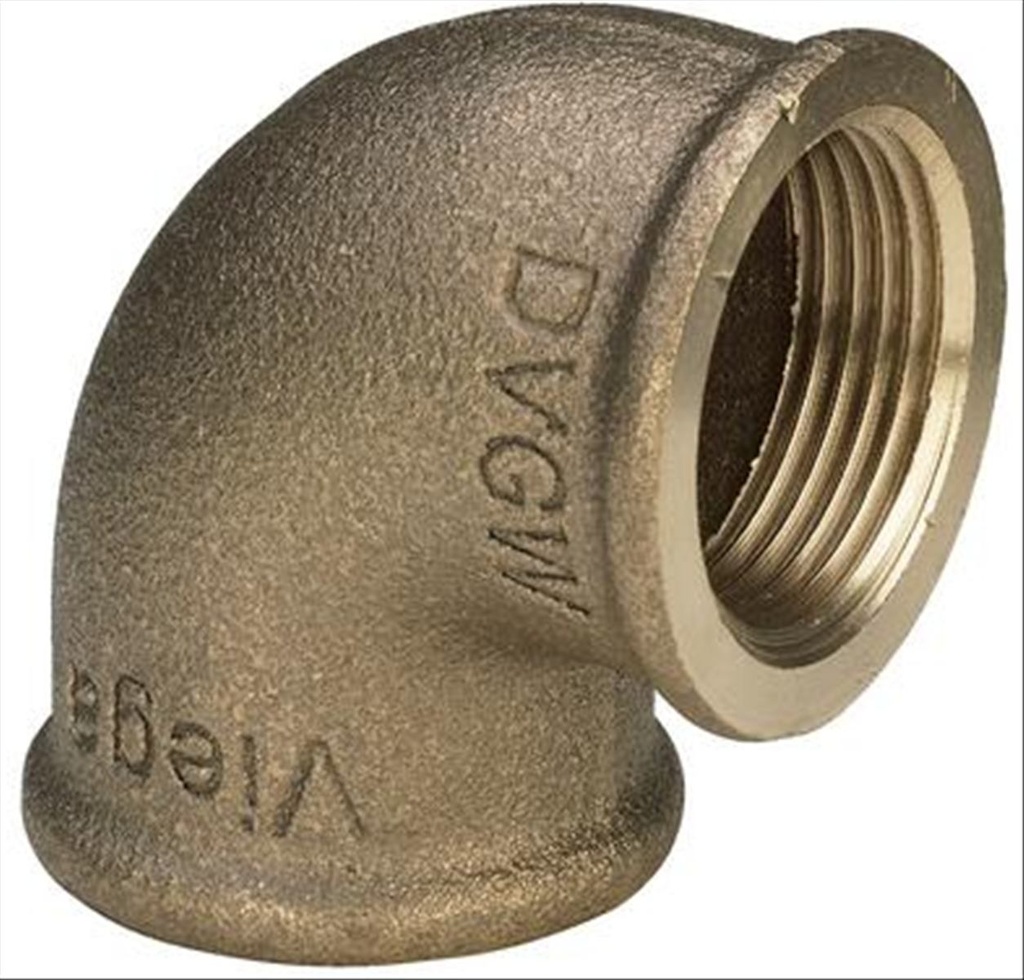 Viega koper geel knie 3/8Fx3/8F                     v10