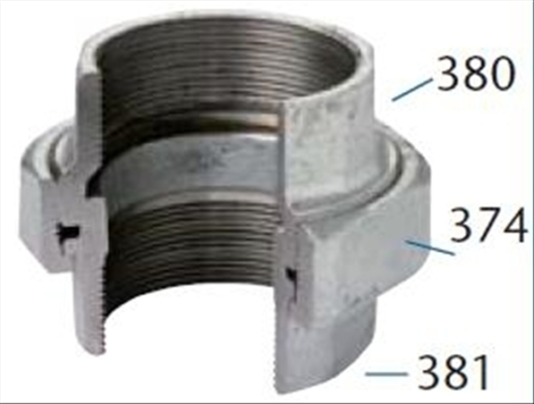 Egeda galva fitting raccord 3/4"